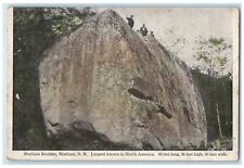 c1920's Madison Boulder Largest Known Big Rock People New Hampshire NH Postcard picture