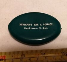 Vintage Herman's Bar & Lounge Hankinson North Dakota Advertising Coin Wallet picture