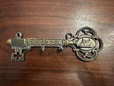 Vintage Colombia Solid Key Decorative Ornamental Coat/Robe/Hat/Towel Holder. picture