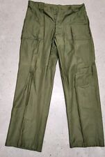 Vietnam War Era OG-107 Cotton Sateen Trousers Pants Cotton US Army Size Large picture