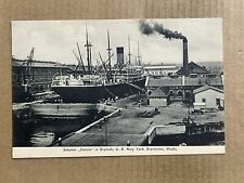 Postcard Bremerton WA Washington Steamer Dakota Drydock Navy Ship Yard picture