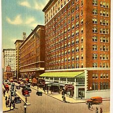 1930-1945 Henry Grady Hotel Atlanta GA Tichnor Bros Linen Postcard picture