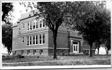 RPPC POSTCARD school building Versailles Indiana picture