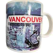 Starbucks Vancouver Coffee City Mug 1999 Stanley Park Granville Island Gastown  picture