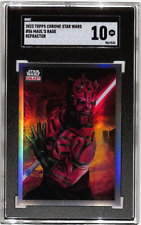 2023 Topps Chrome Star Wars #56 Maul's Rage {Refractor} SGC 10 Gem Mint picture