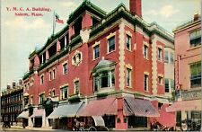 Vtg Salem Massachusetts MA YMCA Building 1910s Unused DB Postcard picture