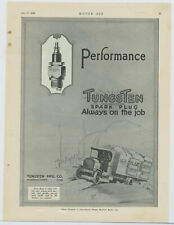 1919 Tungsten Spark Plugs Ad: Heavy Duty for Trucks - Marshalltown, Iowa picture