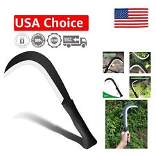 Carbon Steel Blade Sickle Machete Knife for Clearing Brush - 18