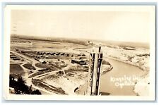 1939 View Of Kingsley Dam Ogallala Nebraska NE RPPC Photo Vintage Postcard picture