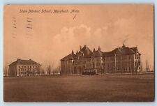 Moorhead Minnesota Postcard State Normal School Exterior Building 1908 Vintage picture