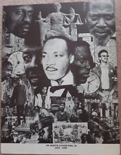 1968+ Rev. Martin Luther King, Jr. Large Memorial Poster Lots of Symbolism picture