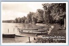 1940-50's RPPC HOWARD CITY MICHIGAN ALEXANDER'S RESORT BILL'S LAKE POSTCARD picture