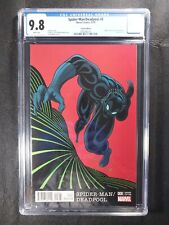 Spider-Man/Deadpool #8 CGC 9.8 NM/M Tradd Moore Black Panther Variant WP 2016 picture