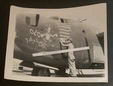 B-24 Nose Art “OLD TAYLOR”  Reproduction Photo Approx. 4 X 5 WW11 WW2 picture