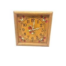 Vintage Farmhouse Wooden Strawberry Clock  picture
