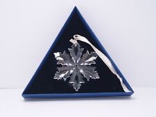 2014 Swarovski Crystal Large 3” Snowflake Christmas Ornament #5059026 picture