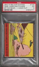 1942 R168 WAR SCENES TRADING CARD #144 - PSA 5 - HAND CUT - M. P. & CO. - TANKS picture