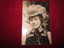 Gutacher Tracht mit Bollenhut der nur zem Vintage Post Card Girl in costume picture
