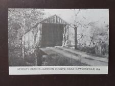 NEAR DAWSONVILLE GA * STEELE'S (COVERED) BRIDGE ~ DAWSON COUNTY UNPOSTED 4