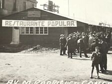 EG RPPC Photo Postcard Restaurante Popular AV. M. Rodriguez Concepcion 1930-40's picture