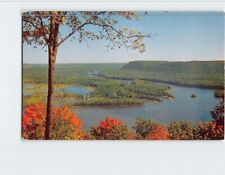 Postcard Mouth of Wisconsin River Wyalusing State Park Wisconsin USA picture