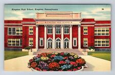 Kingston PA- Pennsylvania, Kingston High School, Antique, Vintage Postcard picture