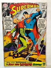 Superman #205 April 1968 Vintage Silver Age DC Comics Nice Condition picture