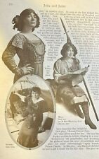 1914 Actress Julia Marlowe illustrated picture