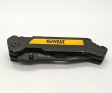 DeWalt Model DWHT10272 Tanto Liner Lock Combo Pocket Knife Black & Yellow picture