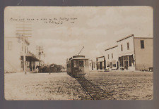 Volin SOUTH DAKOTA RPPC 1912 MAIN STREET Added On TROLLEY nr Yankton Vermillion picture