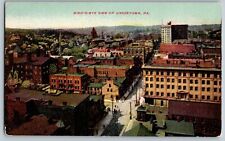 Pennsylvania PA - Bird's Eye View of Uniontown - Vintage Postcard - Unposted picture