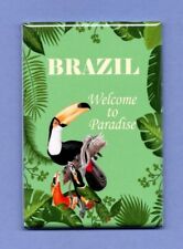 BRAZIL TRAVEL POSTER *2X3 FRIDGE MAGNET* WORLD VACATION AIRLINE SOUTH AMERICA picture