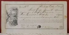 1859 Pittsburgh Pennsylvania Promissory Note w George Washington Engraving RARE picture