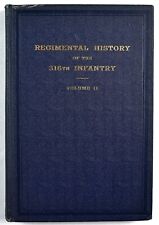316th Infantry Regimental Unit History Book 1938 picture