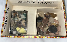 Geology Rock Collection 1960s various unidentified Stone Lot Loose Set USA picture