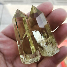 50-60mm Natural Smoky Citrine Quartz Crystal Point Wand Obelisk Stone Healing picture
