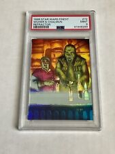 1996 Topps Star Wars Finest Refractor #72 Wuher & Chalmun PSA 9 Rare Beauty picture