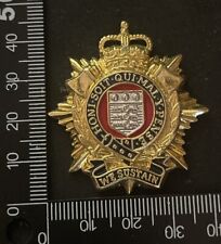 Royal Logistics Corps 1st Pattern Gilt Scrolls Officers Cap Badge  picture