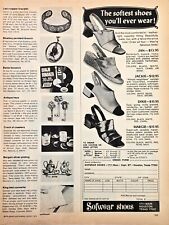 Sofwear Women's Shoes Half Page Plus Misc Ads Vintage 1974 Print Ad 9 x12 picture