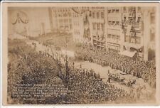 RPPC NYC Victory Parade /WWI 27th Division’s 1972 dead heroes / 3/25/1919 picture