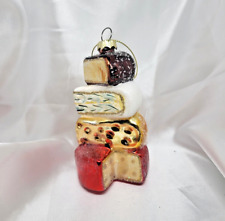 cheese stack ornament food foodie Glass picture