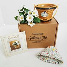 Longaberger Collectors Club May Series Miniature Daisy Basket Set 4th in Series picture
