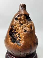 Vintage Wood Burl Vase picture