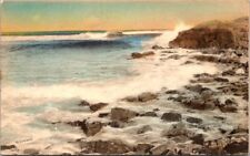 Ogunquit, Maine Handcolored Postcard At Israel's Head. AX. picture