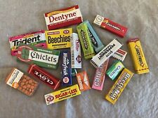 Vintage Lot Of 20 CHEWING GUM PACKS  Unopened  Dentyn Chiclets Clark Beech-Nut picture