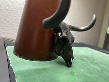 Solid Brass Longhorn Skull picture