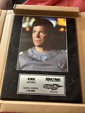 RARE William Shatner Star Trek The Motion Picture Autograph Signed Admiral Kirk picture