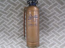 Vintage Pyrene Heavy Vehicle Type Brass Fire Extinguisher EMPTY picture