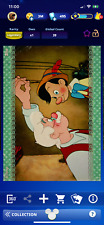 Topps Disney Collect - 1940's Gold Moments Card Legendary - Pinocchio Geppetto picture