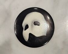 Vintage 1986 Phantom Of The Opera Pinback Button 2 1/4'' Andrew Lloyd Webber  picture
